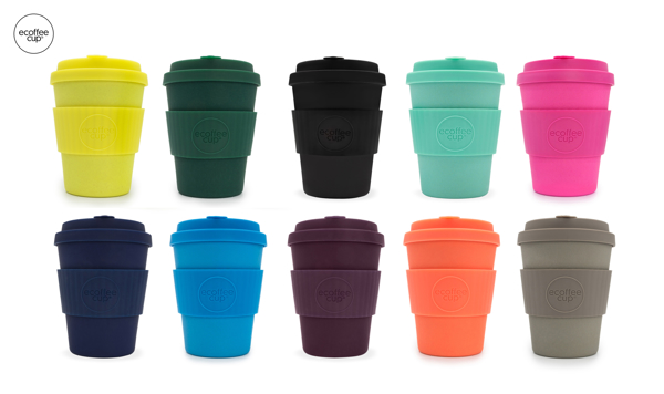 reusable drinks cup in 10 colour options