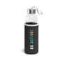 Clear Bottle With Softshell Pouch Black With print