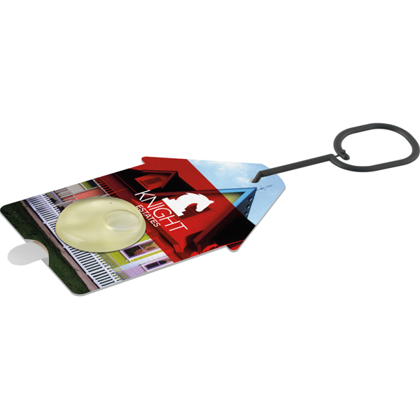 house shaped card air freshener full colour