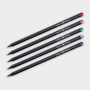 Crystal Tipped Eco Pencil in black with various coloured crystals