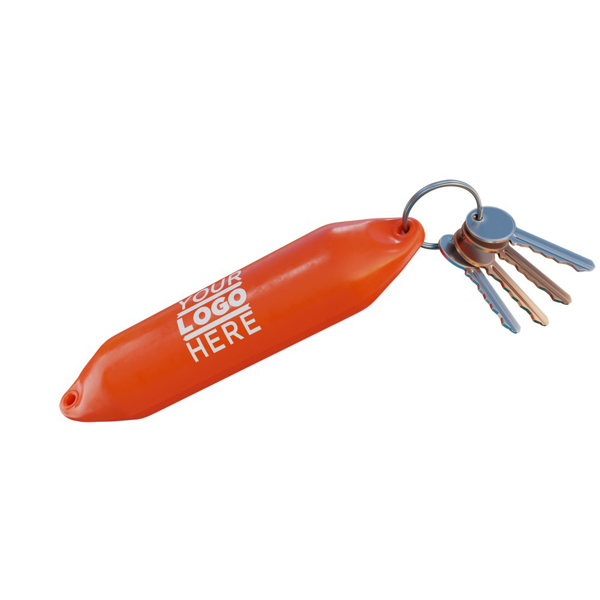 Plastic Fender Shape Floating Keyring