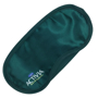 green polyester sleep eye mask with company logo
