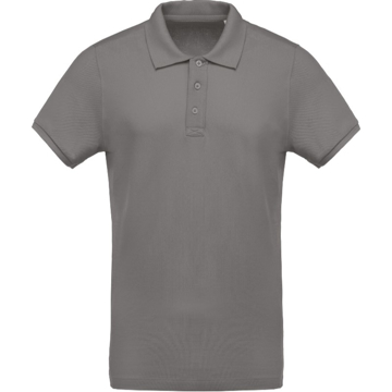 Organic Polo Shirt in grey