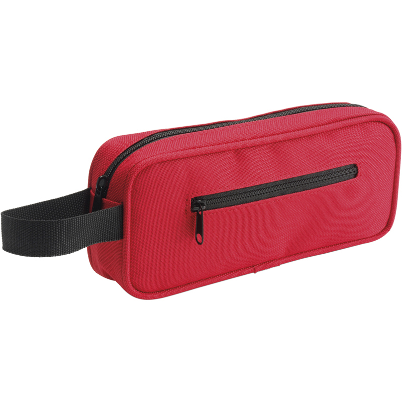 red pencil case without print