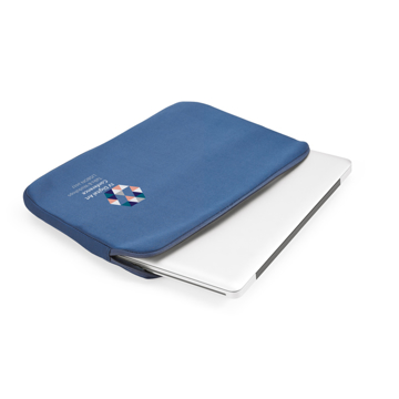 softshell laptop zip up case branded with a logo