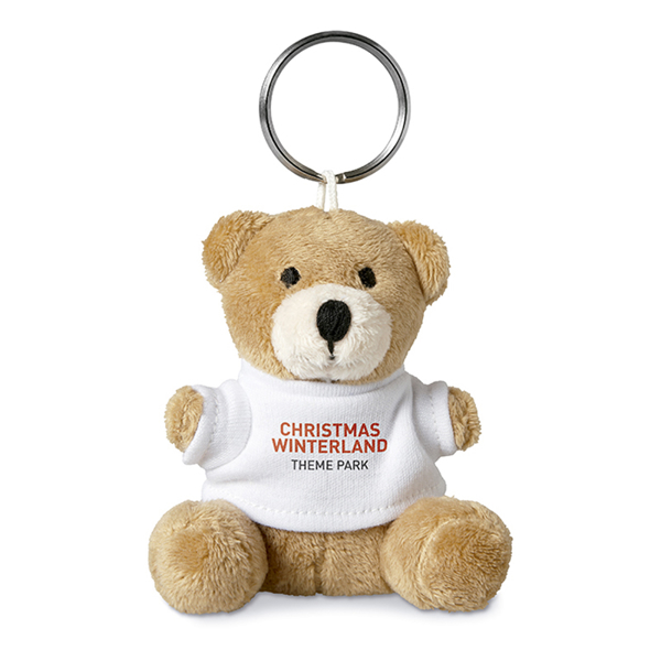 teddy bear keyring with tshirt