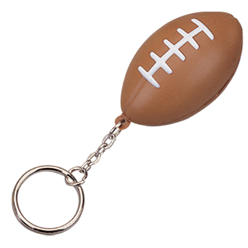 Stress American Football Keyring. Slow Releasing Foam.