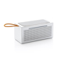 white vibe wireless charger speaker
