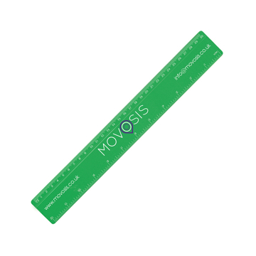 Renzo 12 Inch 30cm Ruler in green