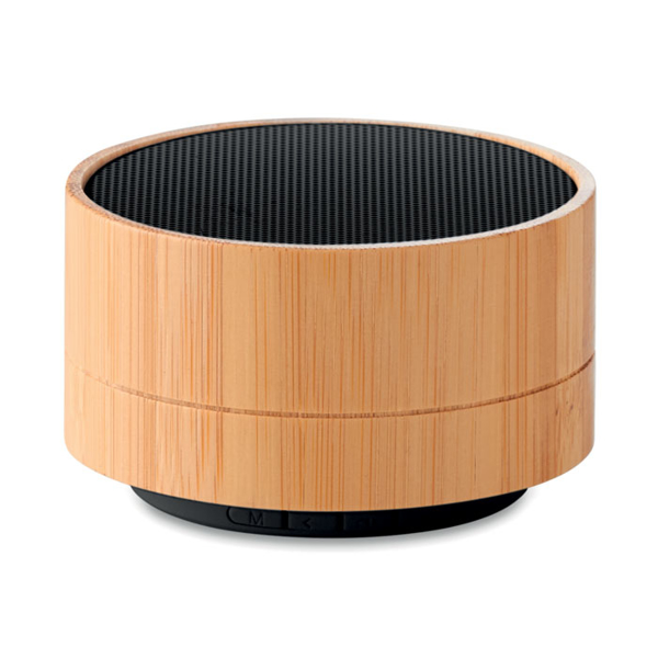 Picture of Bamboo Bluetooth Speaker with Light