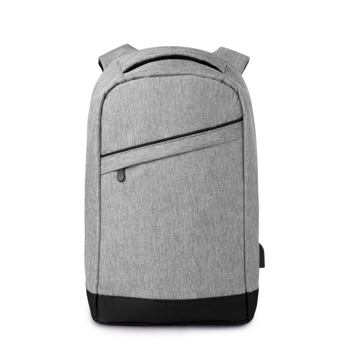 Berlin Charging Laptop Rucksack in grey