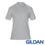 DryBlend Sport Short Sleeve Polo Shirt in grey with 2 colour match buttons