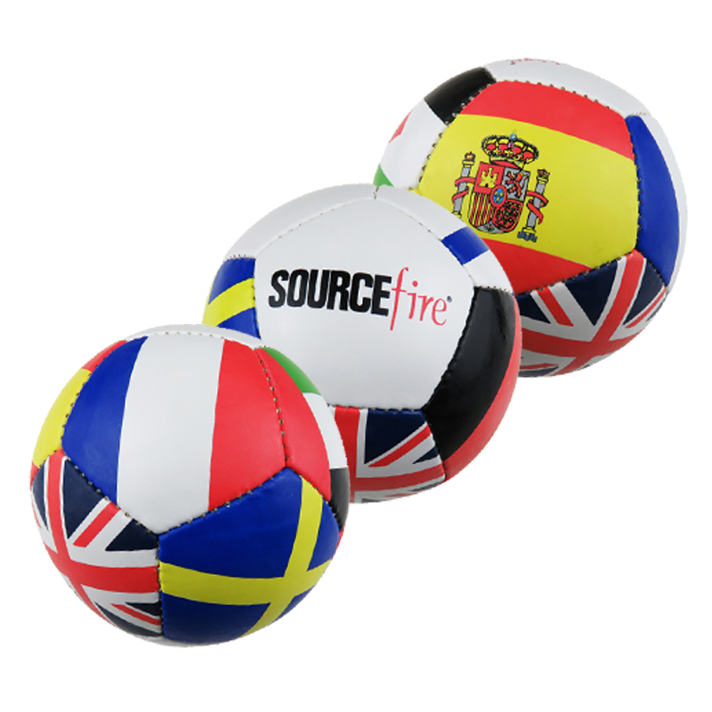 Promotional Flag Design Football. Available from Mini Size 0 to Full Size 5. Printed with Flags of Your Choice.