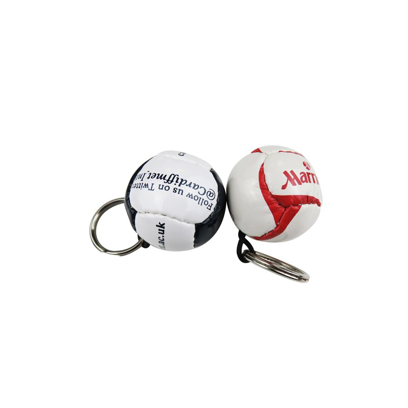 Football Keyring Made  With 6 PVC Panels