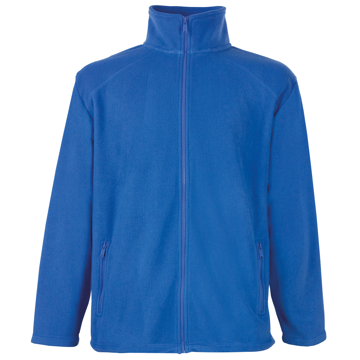 FOTL Full Zip Fleece in blue with self-coloured zips to front and pockets