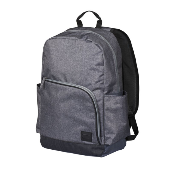 Grayson 15" Computer Backpack in grey and black