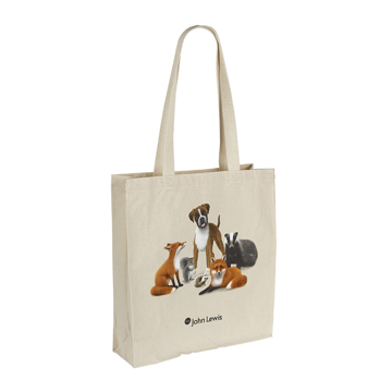 Illustrious Canvas Bag in natural with full colour print