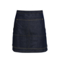 Jean Waist Apron in navy with contrasting stitching and 4 pocket compartments