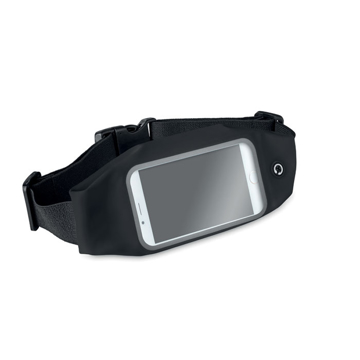 Kiuno Waterproof Waist Bag in Black Side View