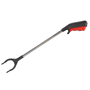 Litter Pickup Tool in black and red