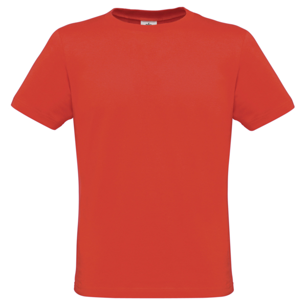 Men Only Tee in red with crew neck