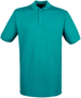 Modern Fit Short Sleeve Polo Shirt in green with collar and 2 buttons