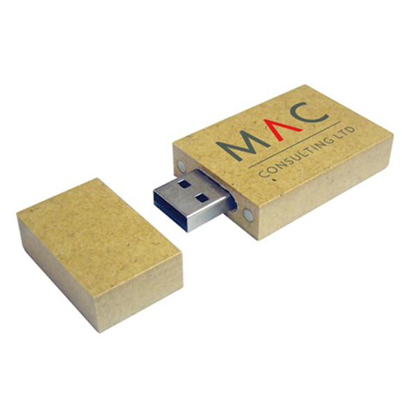 Paper Memory Stick with 2 colour print logo
