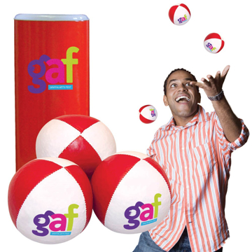 Picture of Recyclable PVC Juggling Ball Trio Set 