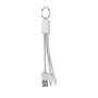 Rizo Charger Cable multi charger in silver and white with 3 output options