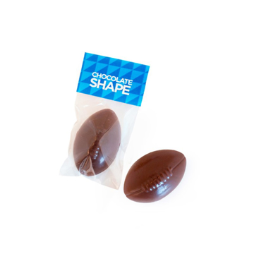 Picture of Rugby Ball Shape Milk Chocolate