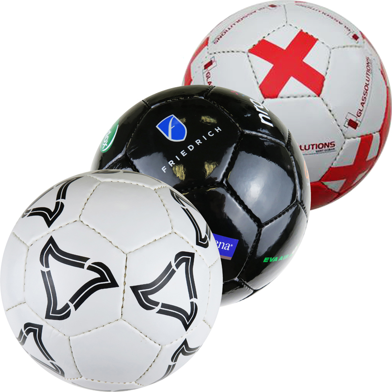 PVC or PU Size 4 Promotional Football.  6 to 32 Panel Configuration, Pantone Matched To All Panels