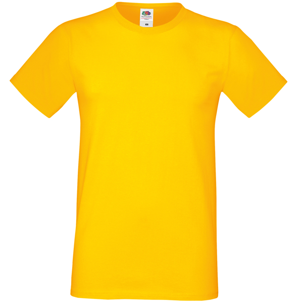 Softspun T in yellow with crew neck