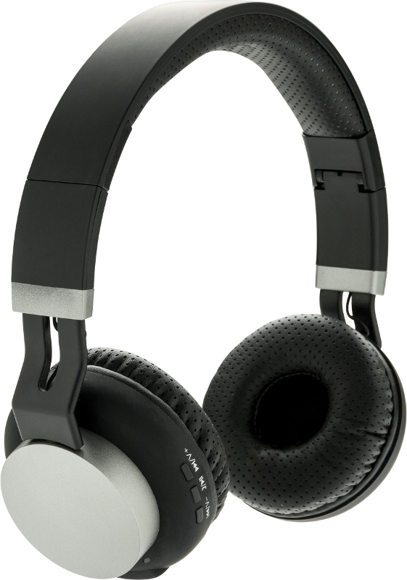 Twist Wireless Headphones in black and silver