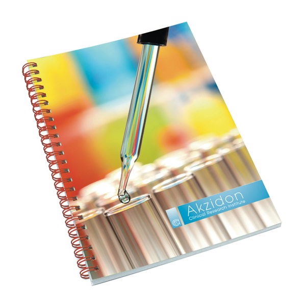 Wiro Smart Spiral notebook with full colour print on front cover