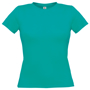 Women-only Tee in green with crew neck