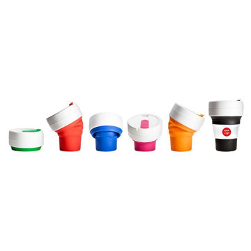Show details for Stojo Collapsible Coffee Cup 6 collapsible drinks cups in a variety of colours
