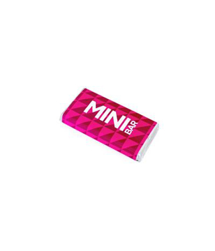 Mini 25g chocolate bar in wrapper