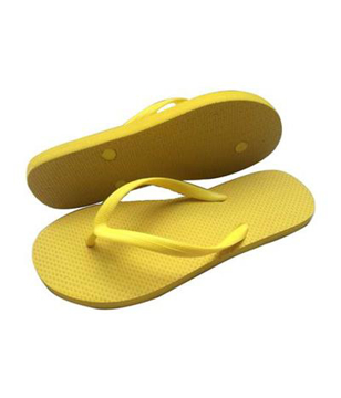 Beach Flip Flops in yellow