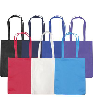 budget friendly shopper bag available in a range of colours