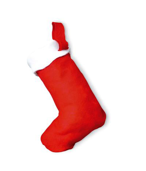 Christmas Stocking Boot in red and white