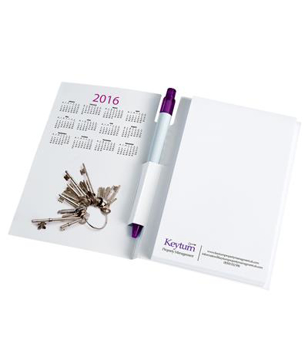 A6 Conference Pack with calendar, notepad, pen and with full colour print