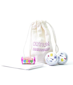 Cotton Festival Pack in white and 2 colour print logo
