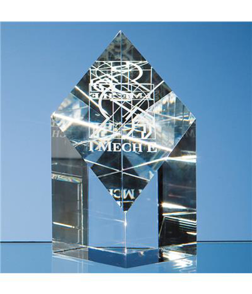 Crystal Diamond Award with engraving