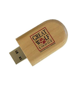 Show details for Eco Friendly Wooden USB Eco Friendly Wooden USB  with 2 colour print logo