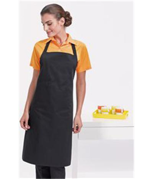 Essential Bib Apron in black