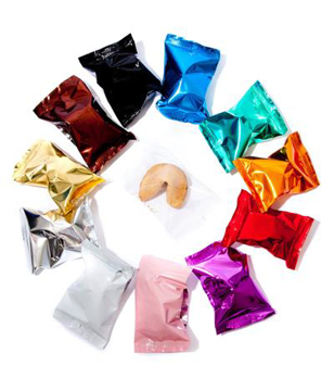 Fortune Cookies in various colour foils