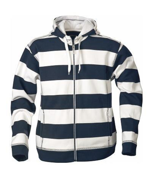 Harvest Prescott Jacket White and Navy Stripes