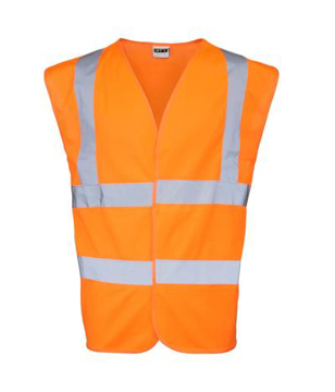 High Visibility Waistcoat in orange