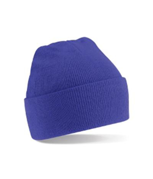 Junior knitted hat in blue