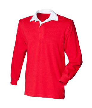 Children's Basic Long Sleeve Rugby Shirt
